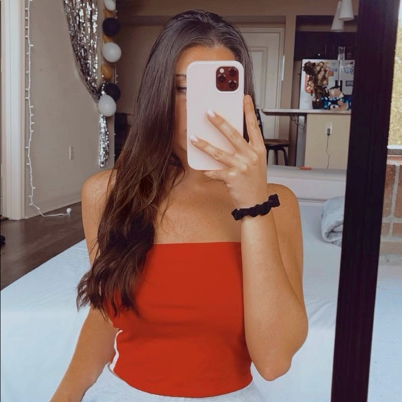 Red Tube Top - Picture 2 of 4